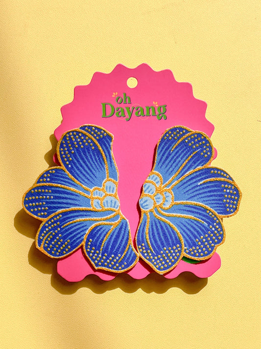 Blue Blossom Stud Earrings