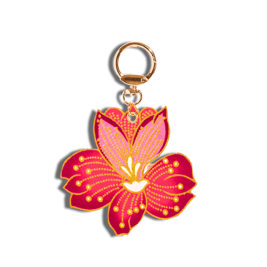 Blush Starlet Batik Bag Charms