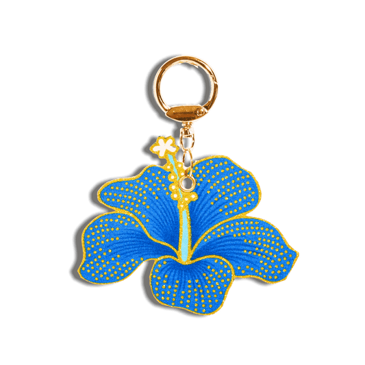 Bunga Raya Batik Bag Charms