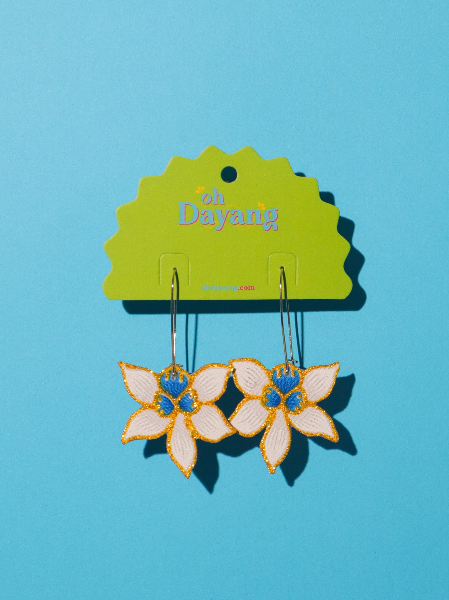 Citra Batik Hoop Earrings