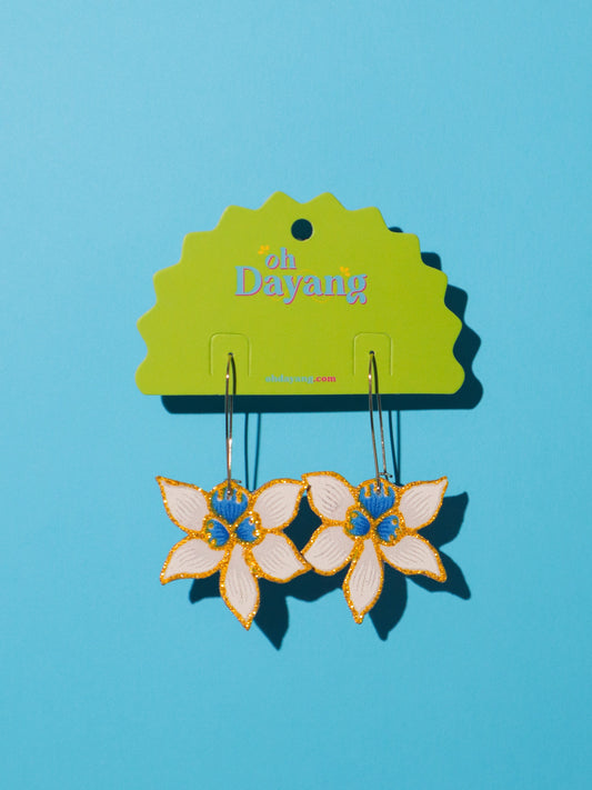 Citra Batik Hoop Earrings