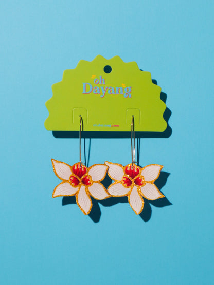 Citra Batik Hoop Earrings