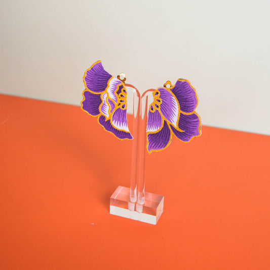 Blossom Bunga Batik Stud Earrings
