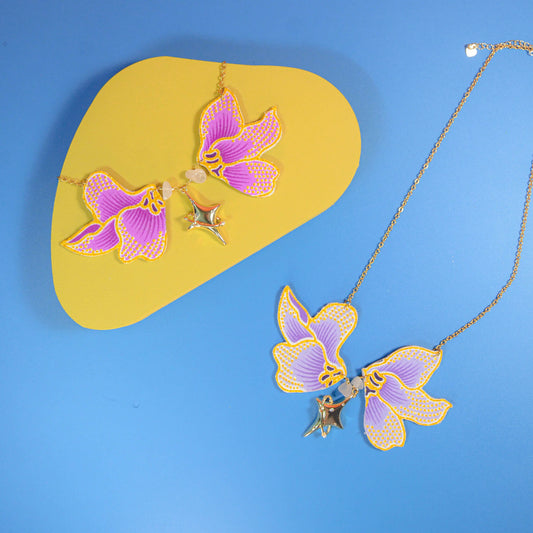 Fairy Wings Bunga Necklace