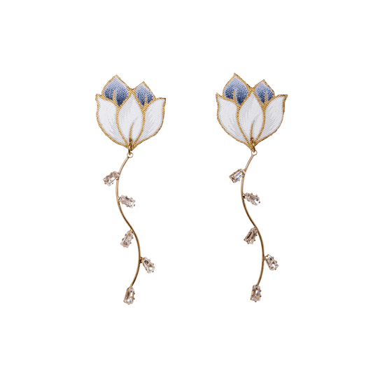 Merdu Dangles Batik Stud Earrings