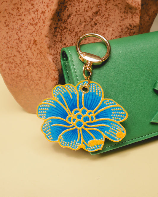 Delima Bunga Batik Bag Charm