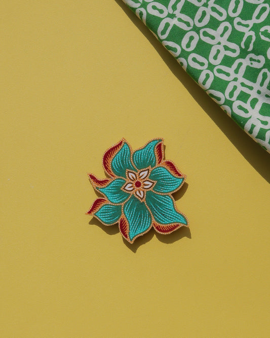 Gempita Sari Batik Brooch