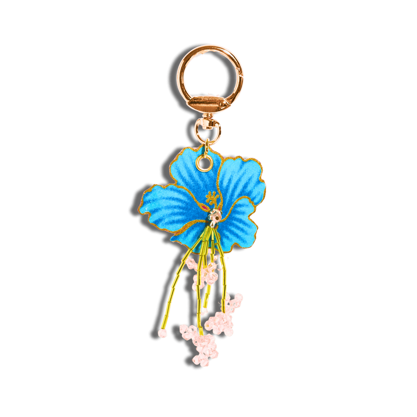 Hibiscus Flare Batik Bag Charms