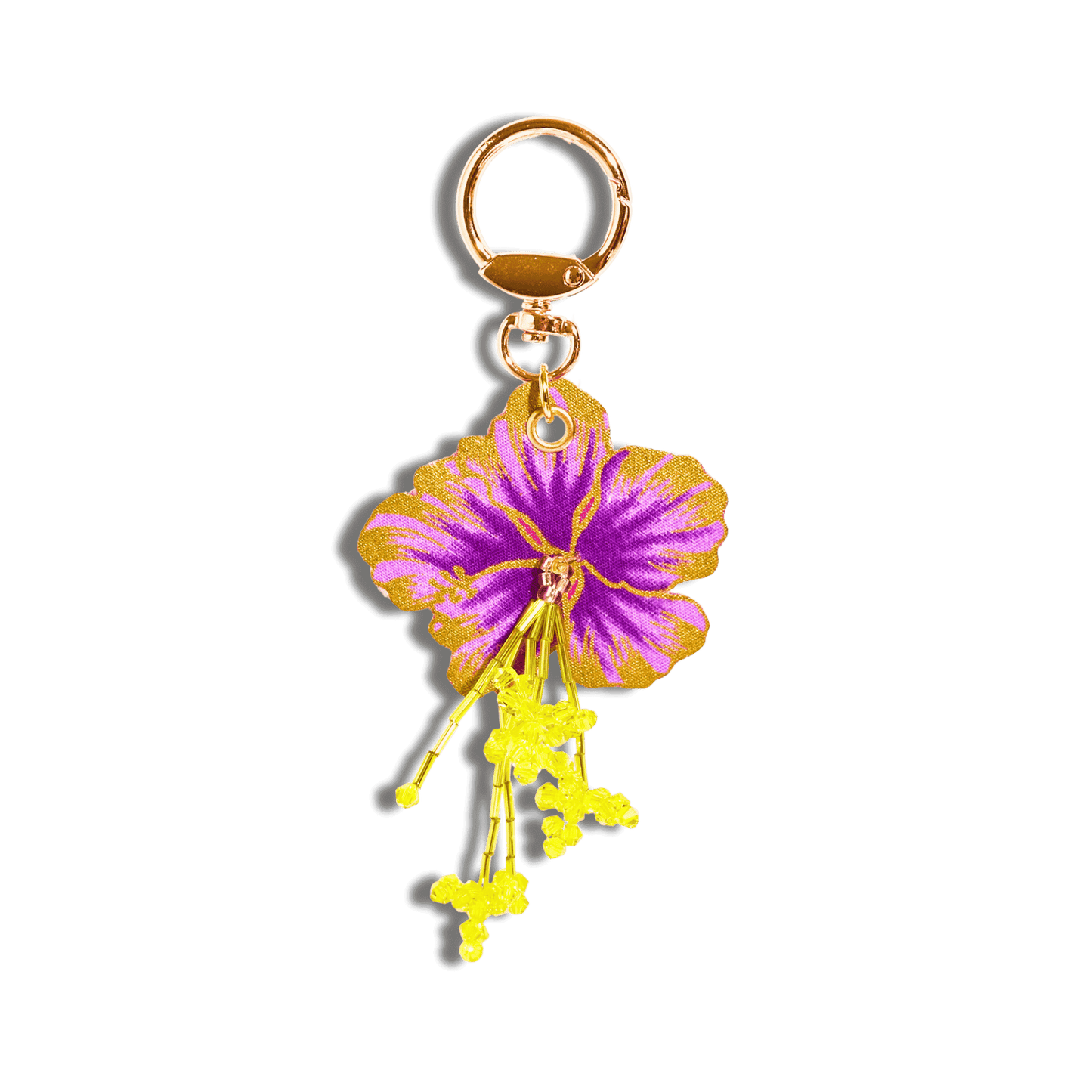 Hibiscus Flare Batik Bag Charms