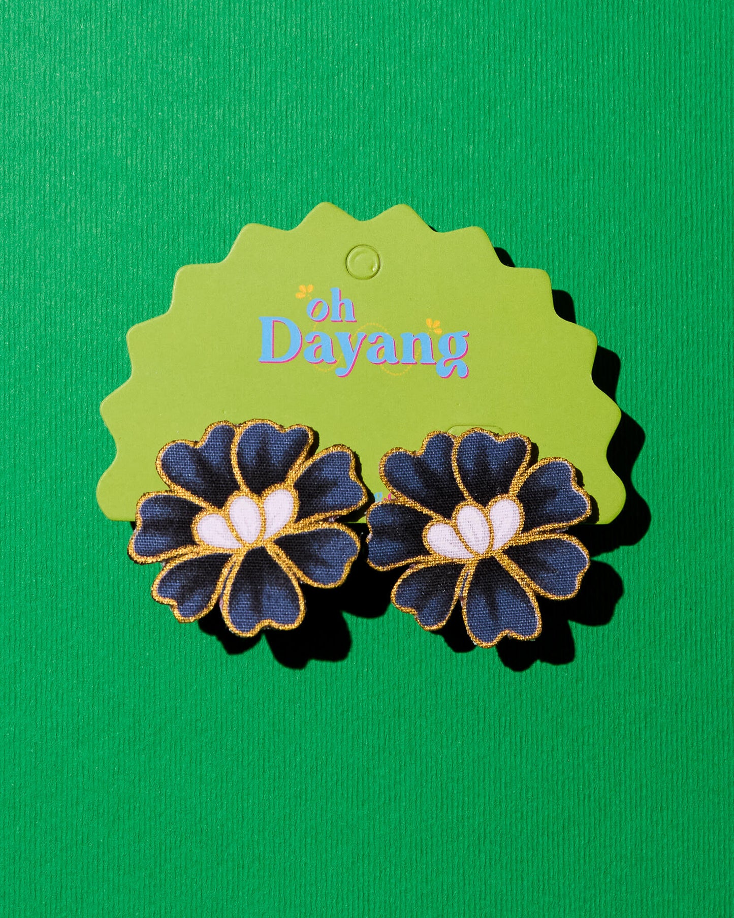 Kelip Bayu Batik Stud Earrings