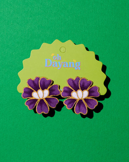 Kelip Bayu Batik Stud Earrings