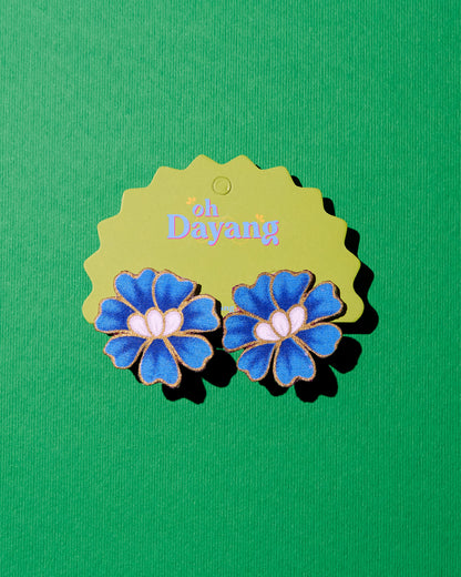 Kelip Bayu Batik Stud Earrings