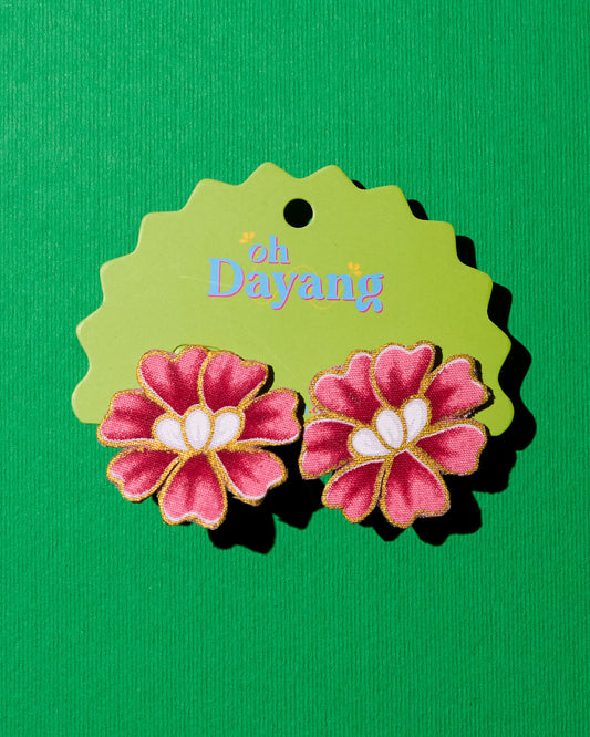 Kelip Bayu Batik Stud Earrings
