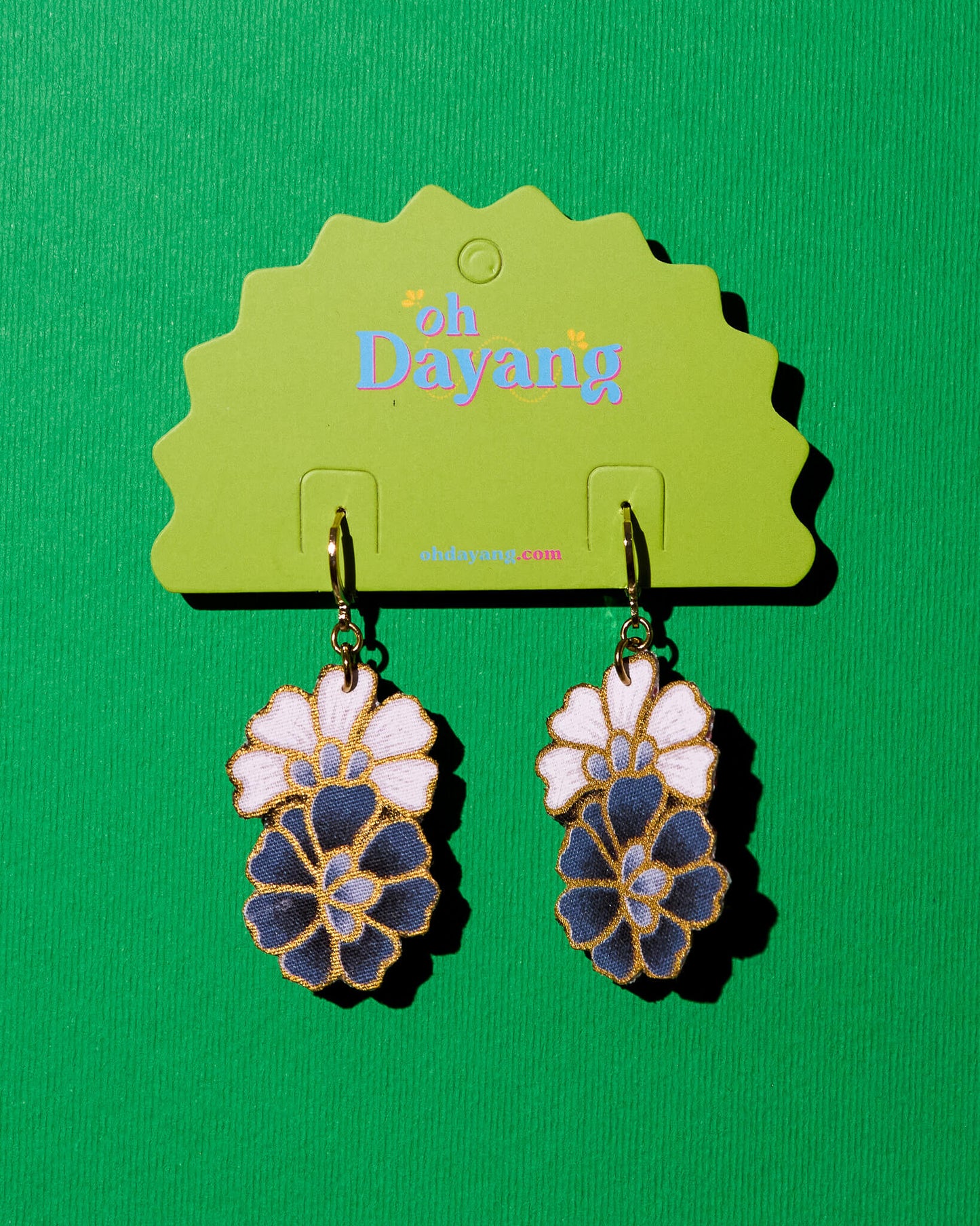 Isara Batik Huggies Earrings