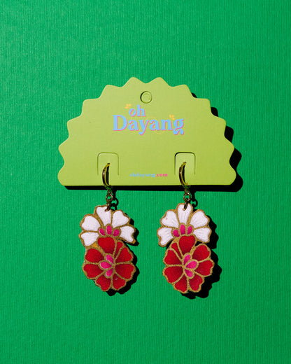Isara Batik Huggies Earrings
