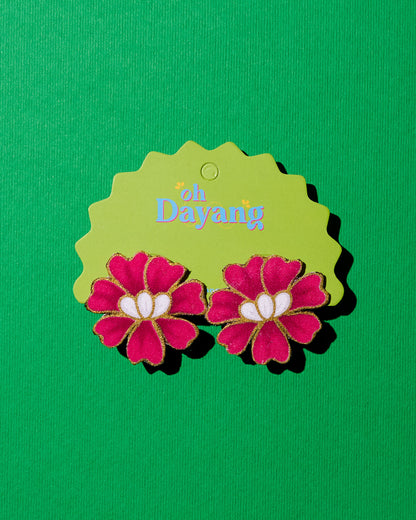 Kelip Bayu Batik Stud Earrings