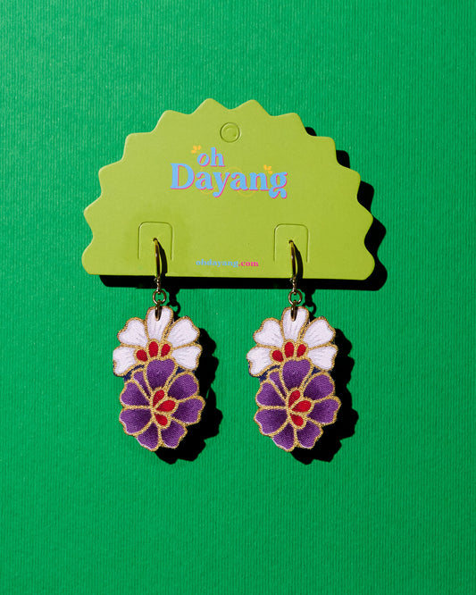 Isara Batik Huggies Earrings
