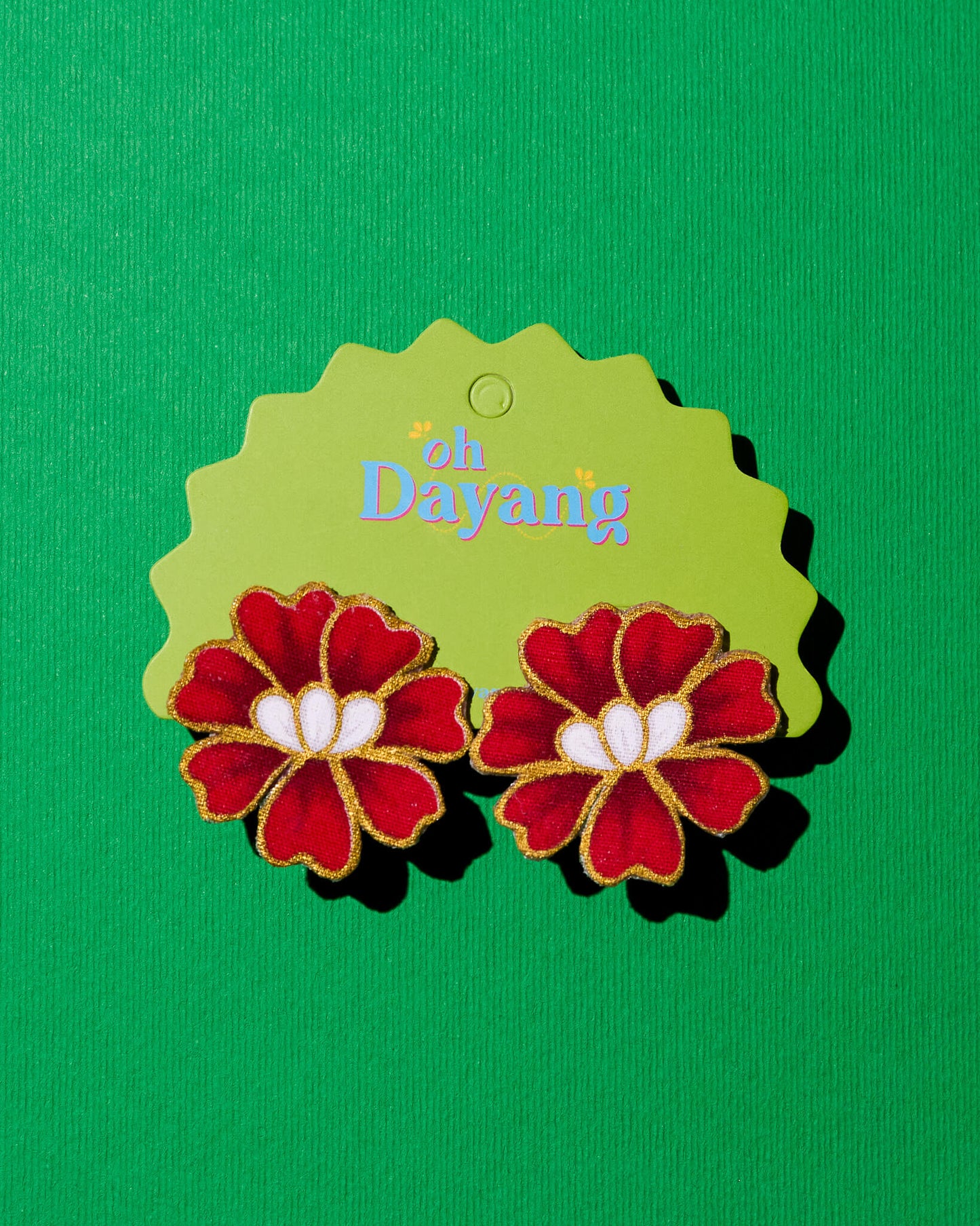 Kelip Bayu Batik Stud Earrings