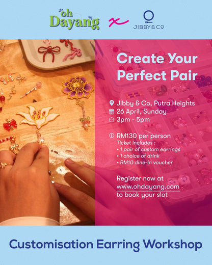 [Workshop] Earring Customisation @ Jibby & Co