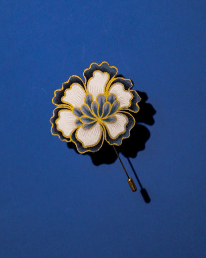 Indah Bloom Batik Lapel Pin