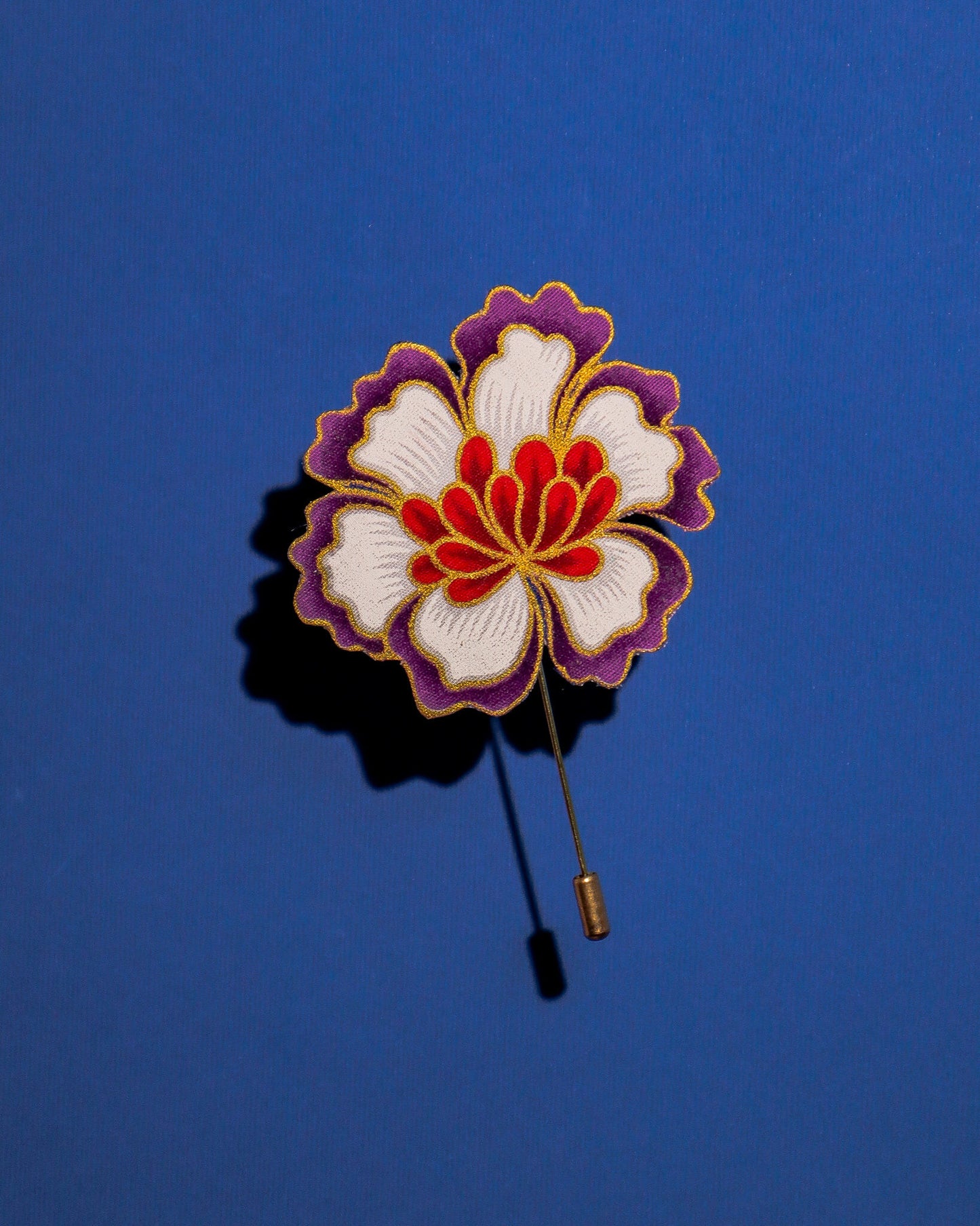 Indah Bloom Batik Lapel Pin