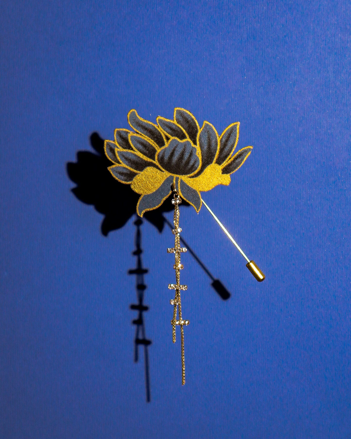 Lembayung Batik Dangling Lapel Pin