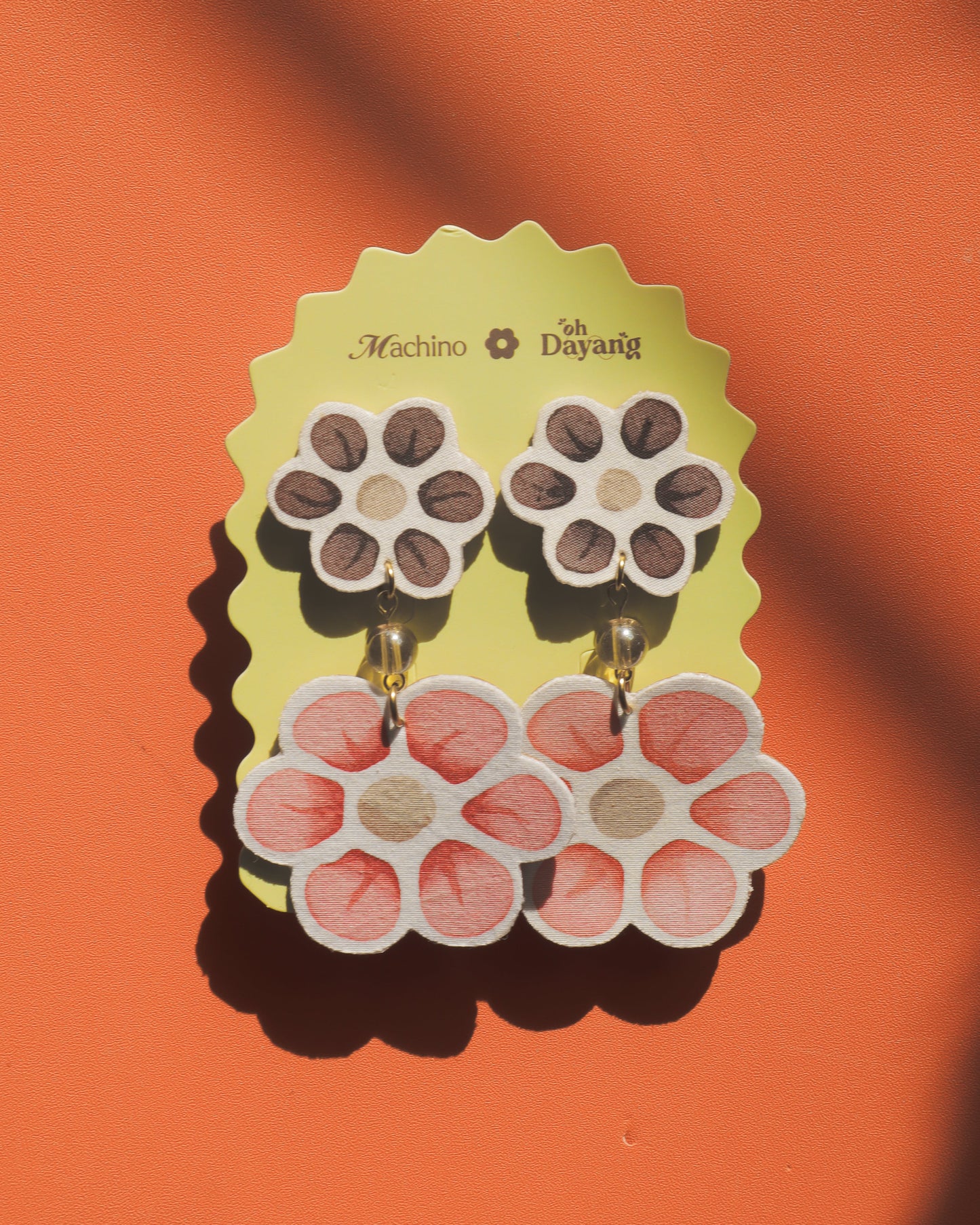 Hana Double Drop Stud Earrings