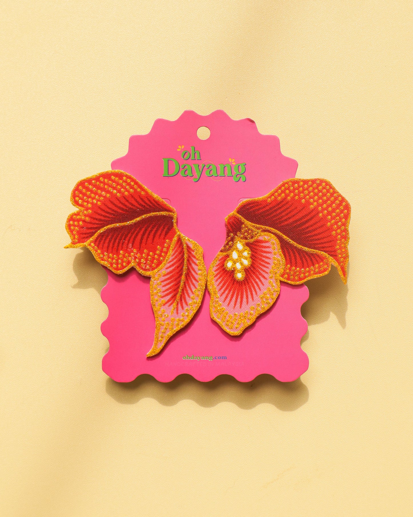 Orchid Wings Stud Earrings