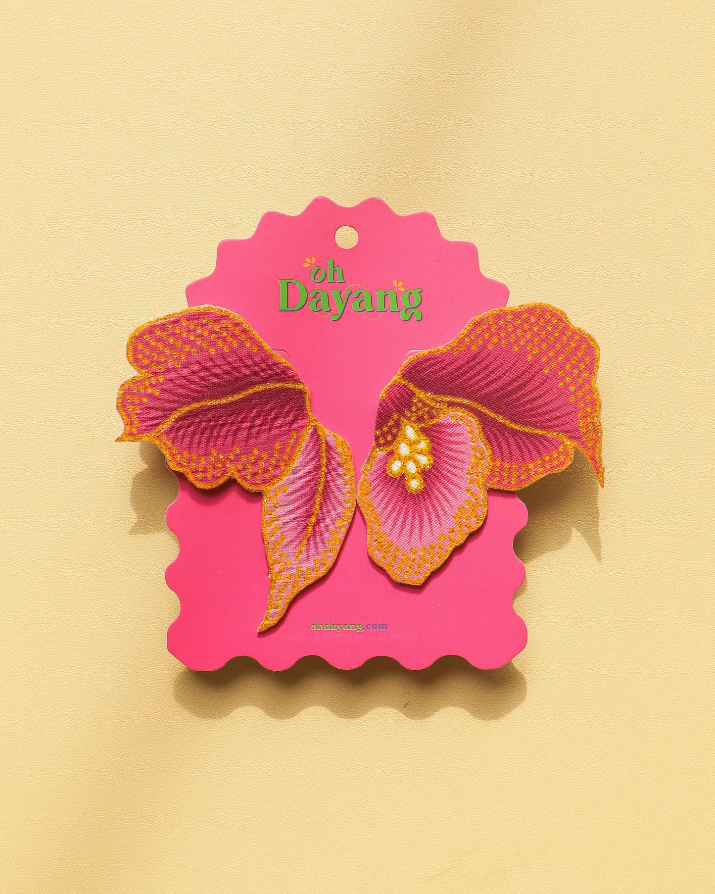 Orchid Wings Stud Earrings