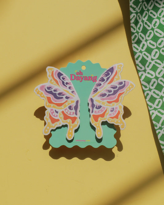 Irama-Rama Batik Stud Earrings