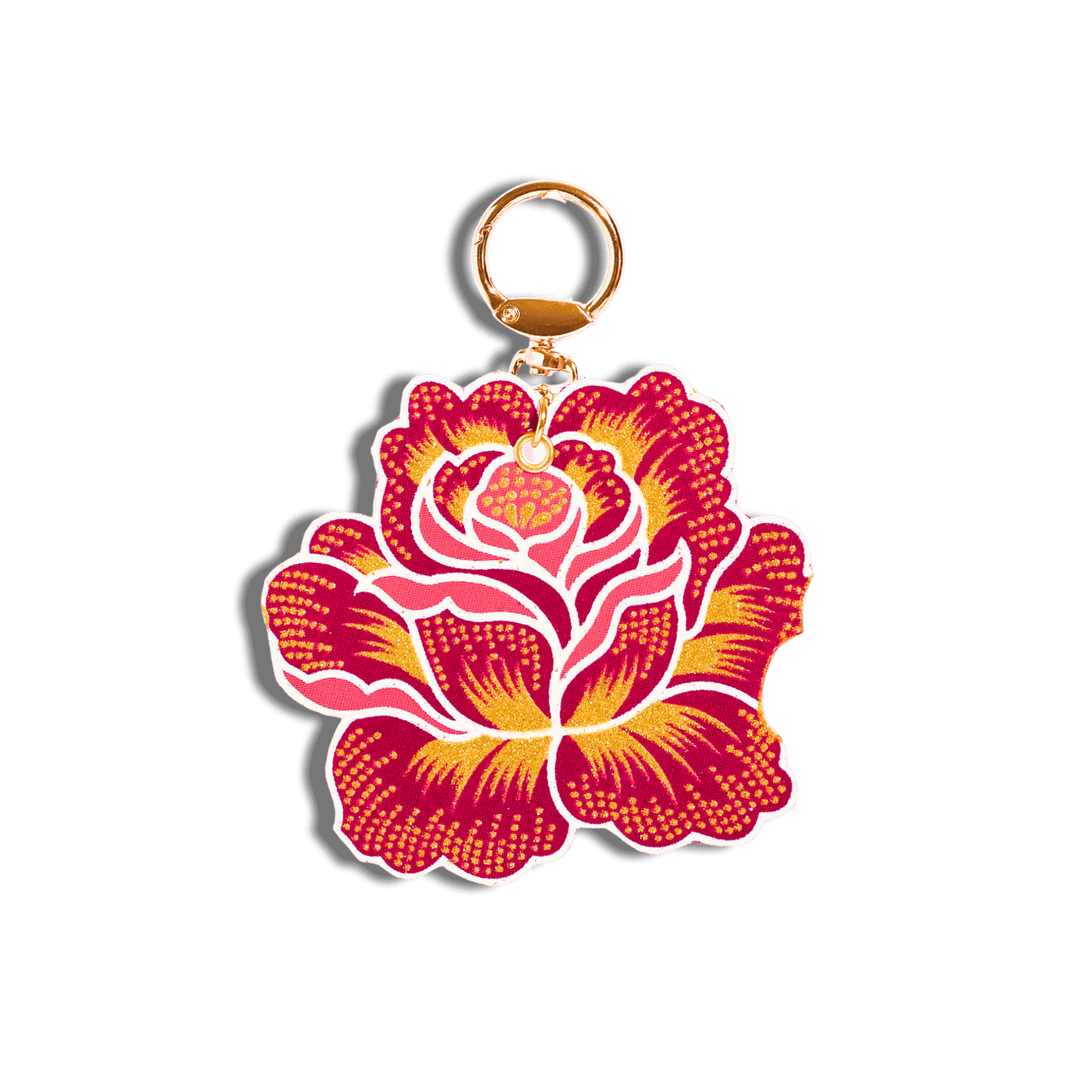 Kuntum Emas Batik Bag Charms