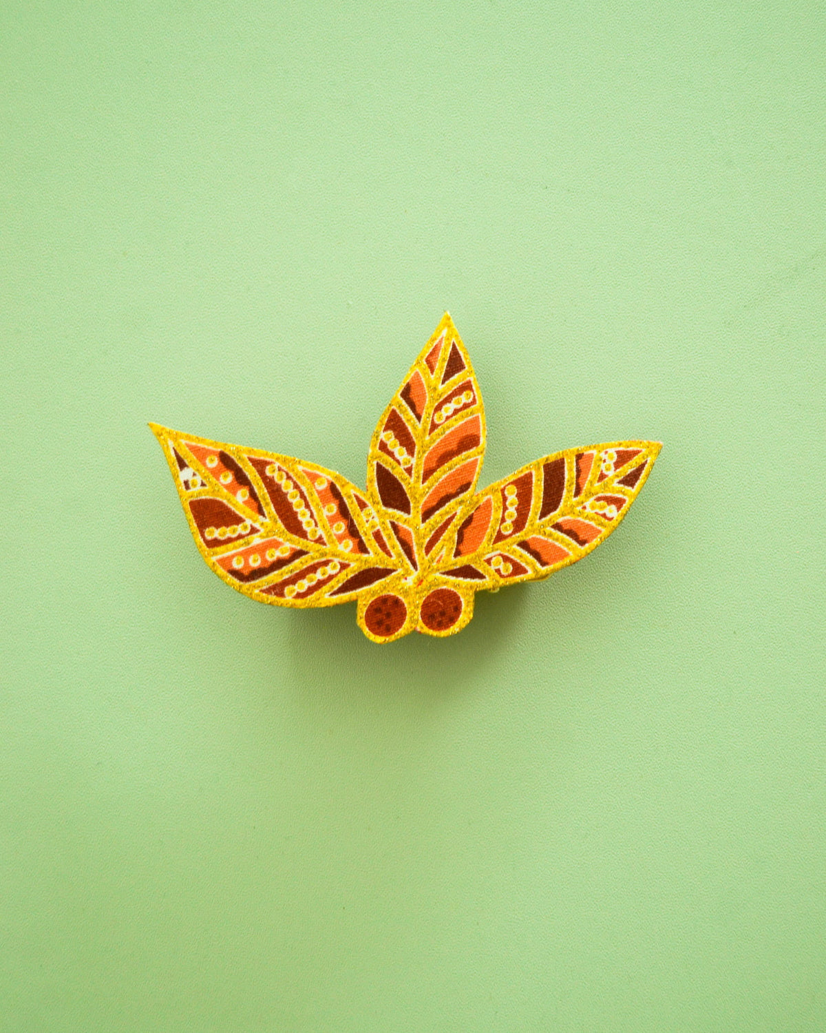 Luruh Emas Batik Hair Clip