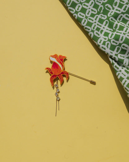 Lestari Batik Dangling Lapel Pin