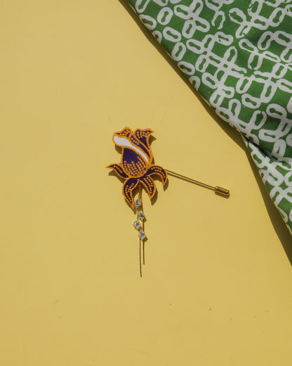 Lestari Batik Dangling Lapel Pin
