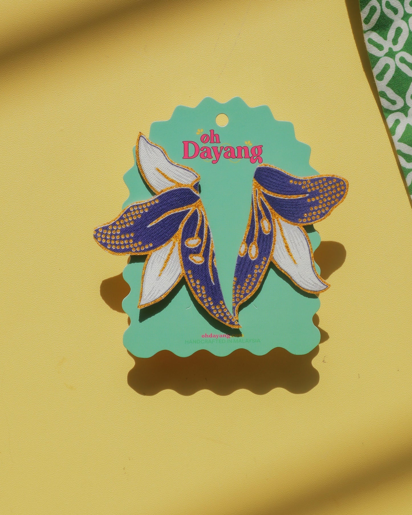 Lily Aruna Batik Stud Earrings