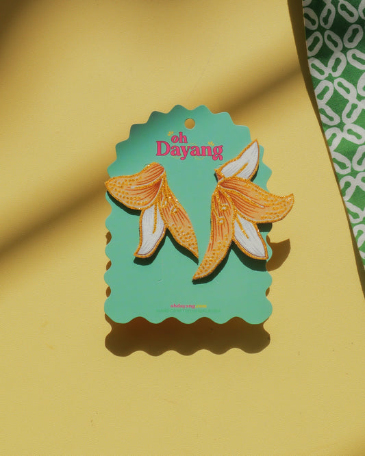 Lily Lunara Batik Stud Earrings