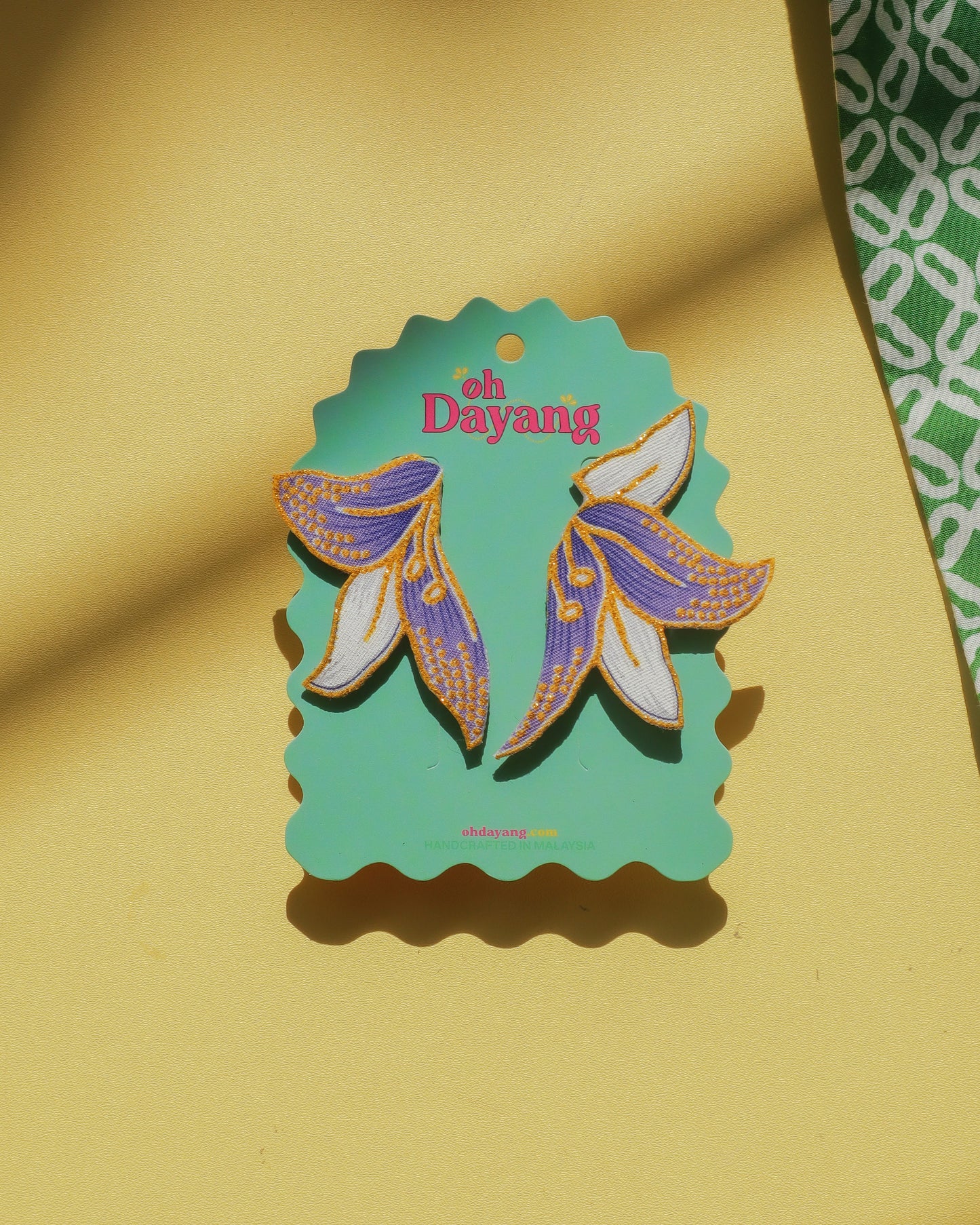 Lily Lunara Batik Stud Earrings