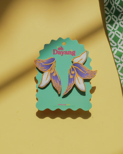 Lily Lunara Batik Stud Earrings