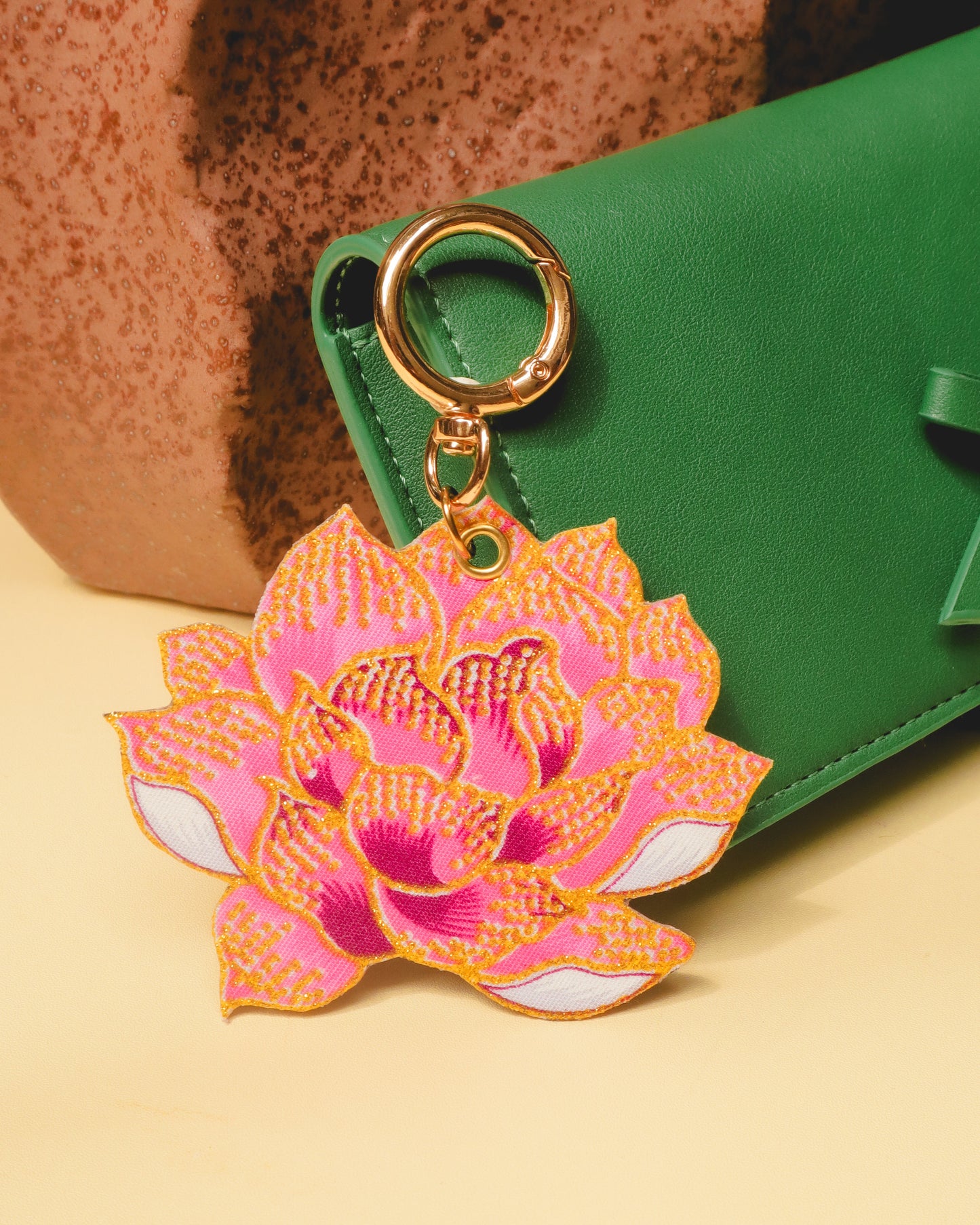 Lotusia Batik Bag Charm