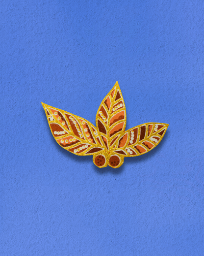Luruh Emas Batik French Barrette