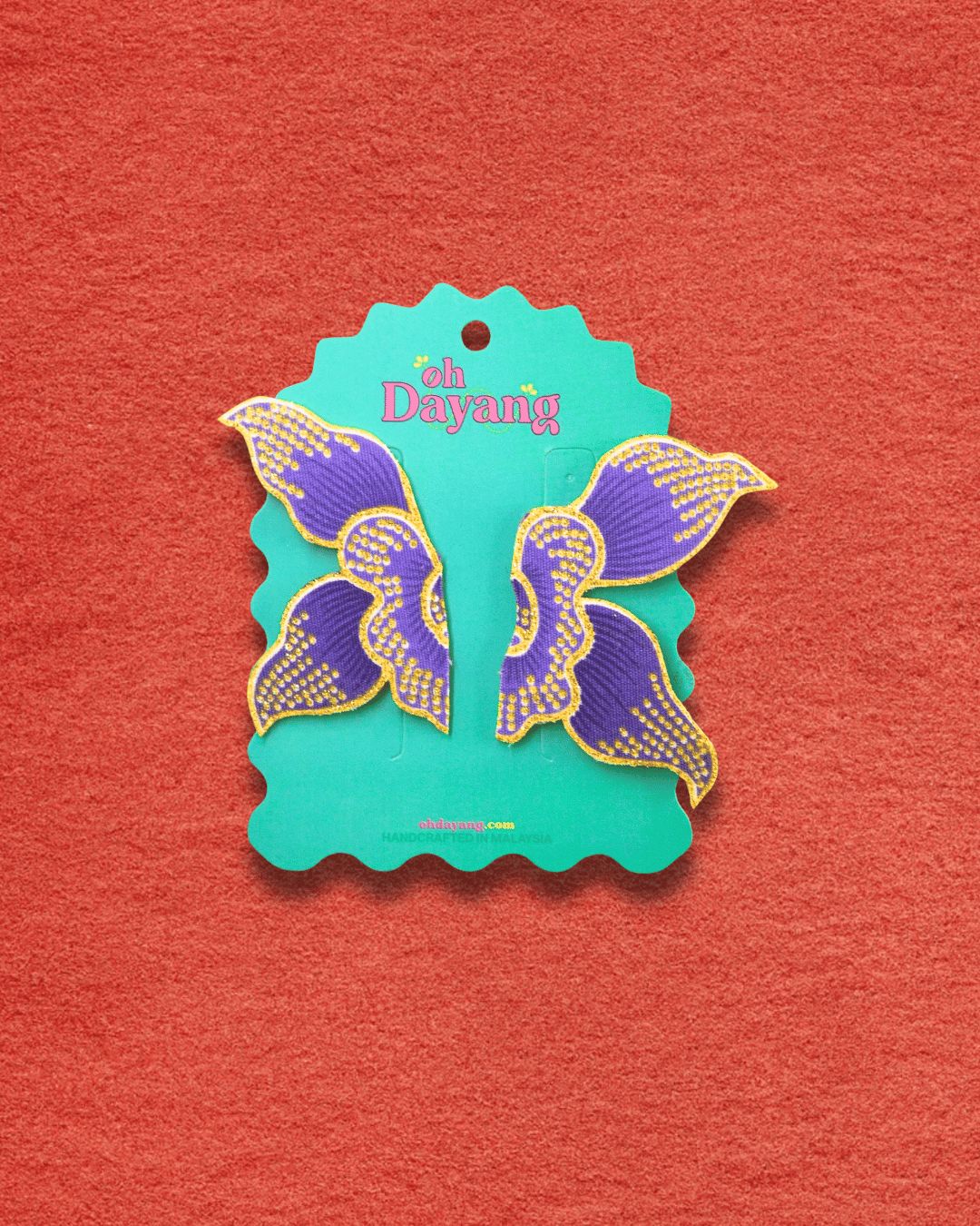 Merlia Batik Stud Earrings