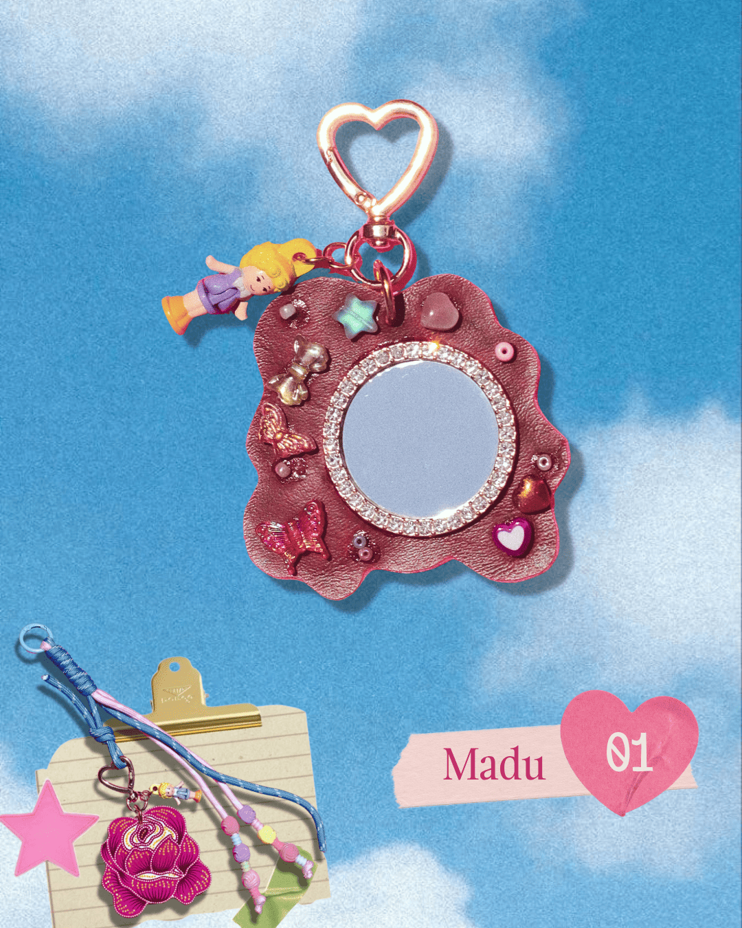 Mama & Maryam: Madu Batik Bag Charm
