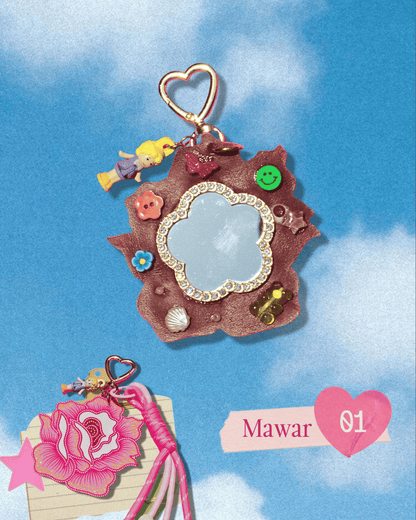 Mama & Maryam: Mawar Batik Bag Charm