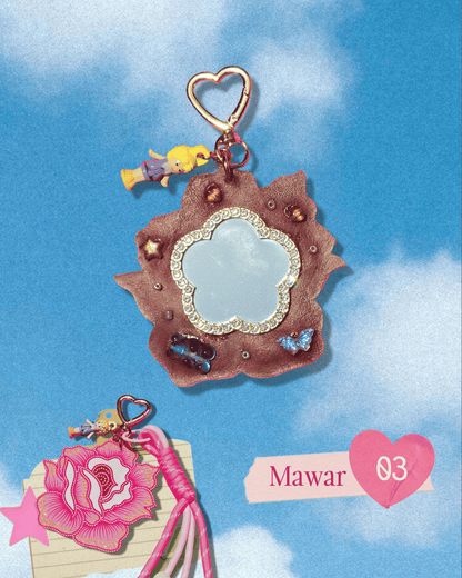Mama & Maryam: Mawar Batik Bag Charm