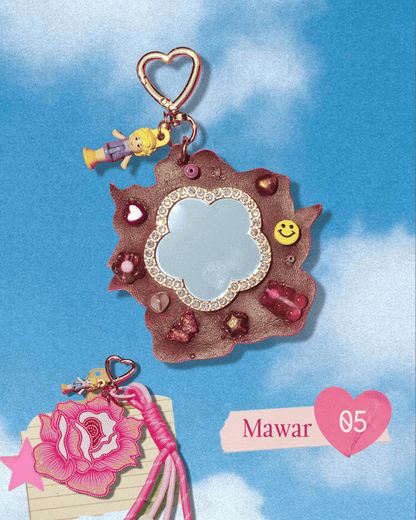 Mama & Maryam: Mawar Batik Bag Charm