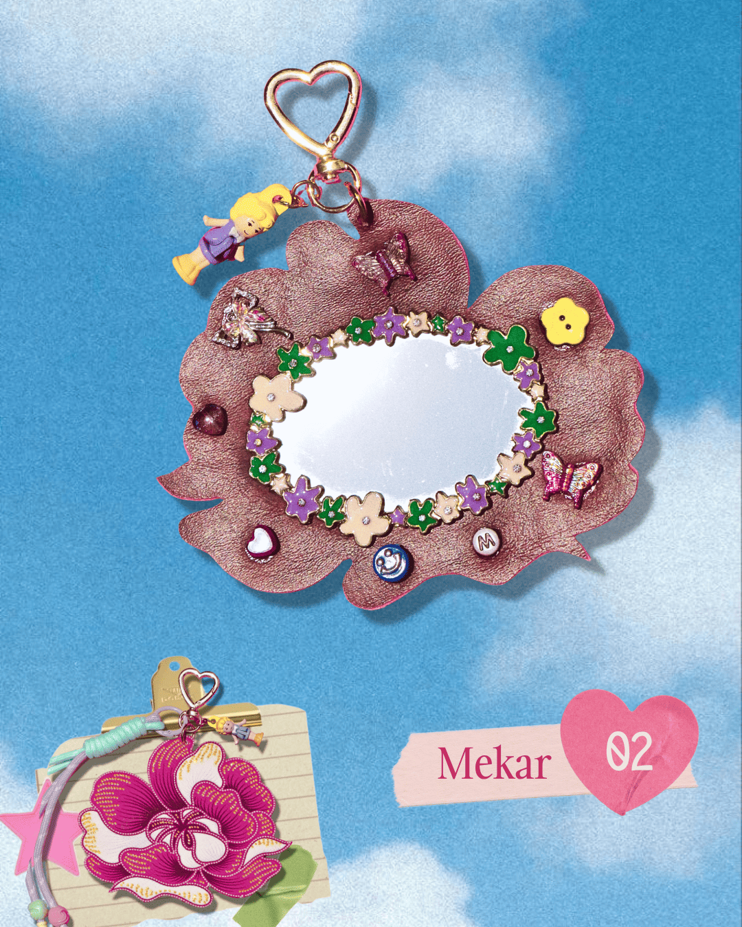 Mama & Maryam: Mekar Batik Bag Charm