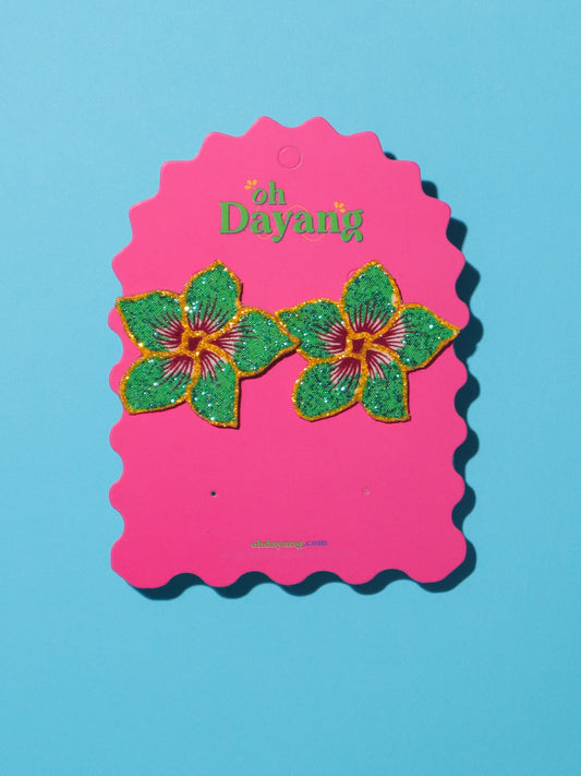 Naila Stud Batik Earrings