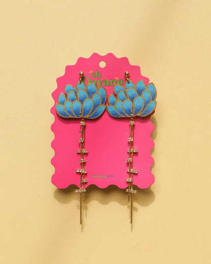 Nia Dangle Hook Earrings