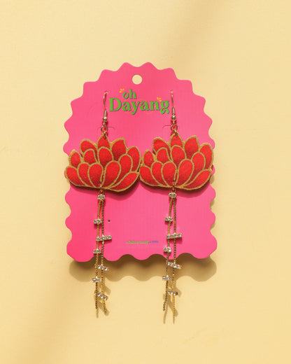 Nia Dangle Hook Earrings
