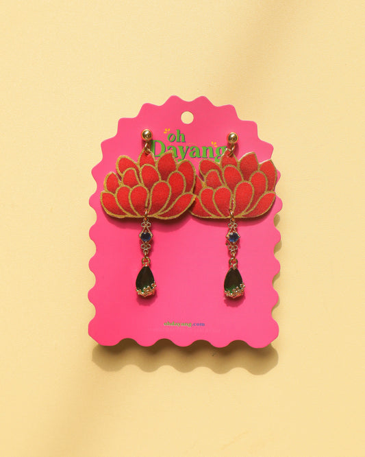 Nia Permata Dangle Hook Earrings